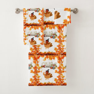 Bathroom Towel Sets Thanksgiving