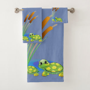 Bathroom Towel Sets Turtles
