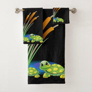 Bathroom Towel Sets Turtles