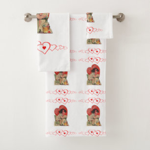 Bathroom Towel Sets Valentine's Day