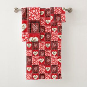 Bathroom Towel Sets Valentine's Day