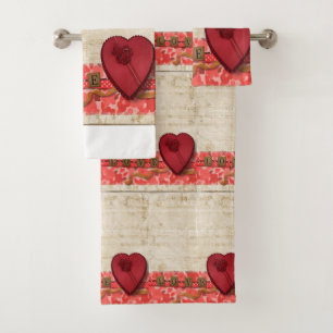 Bathroom Towel Sets Valentine's Day