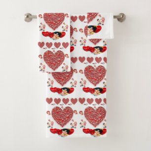 Bathroom Towel Sets Valentine's Day
