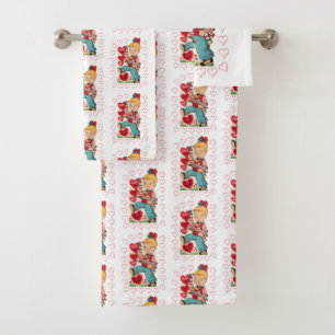Bathroom Towel Sets Valentine's Day