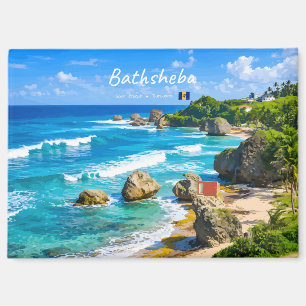 Bathsheba, Barbados - Tropical Beach Coast Magnet