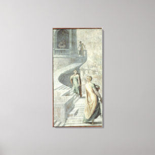 Bathsheba Visiting David, c.1553 Canvas Print