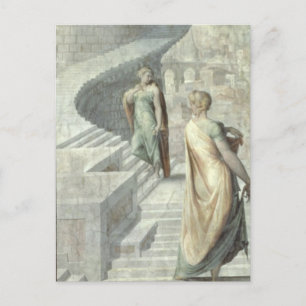 Bathsheba Visiting David, c.1553 Postcard