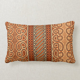 Batik Cacing Pattern Lumbar Pillow