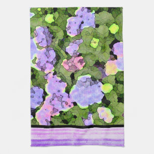Batik Hydrangeas (Alt) Kitchen Towel