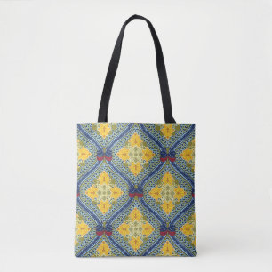 Batik Indonesian Wax-Resist Dyeing Technique Tote Bag
