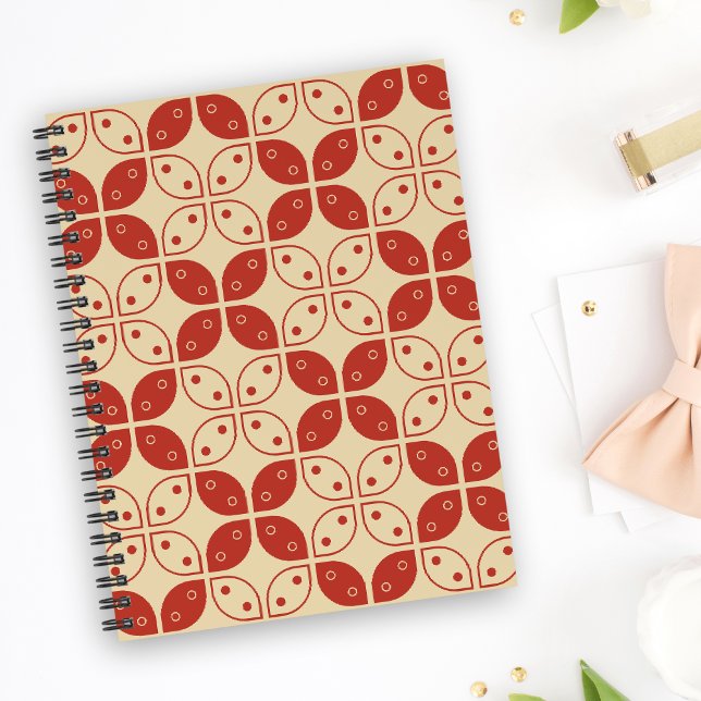 Batik Kawung, Indonesian Pattern, Javanese, Ethnic Notebook (Creator Uploaded)