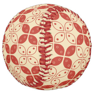 Batik Kawung, Indonesian Pattern, Javanese, Ethnic Softball