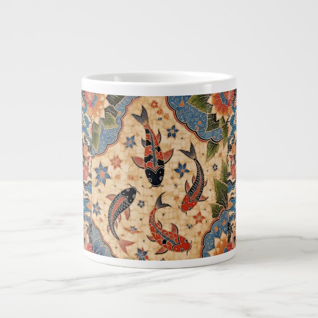 Batik Koi Fish Dreams,Specialty Mug (Front)