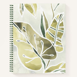Batik Leaves Notebook