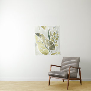 Batik Leaves Tapestry