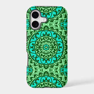 Batik Mandala du Soleil du Sud-Ouest, Vert Citron