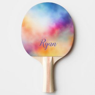 Batik Muster bunt Ping Pong Paddle