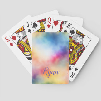 Batik Muster bunt Playing Cards