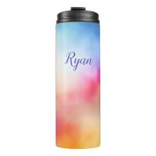 Batik Muster bunt Thermal Tumbler