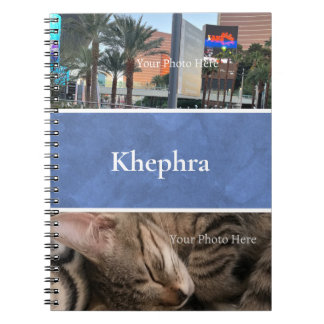 Batik Name and Photo Collage Notebook