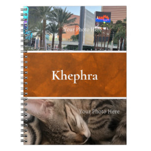 Batik Name and Photo Collage Notebook