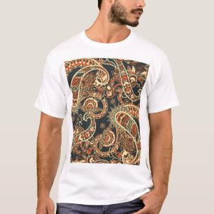 Batik Paisley: Vintage Seamless Pattern. T-Shirt