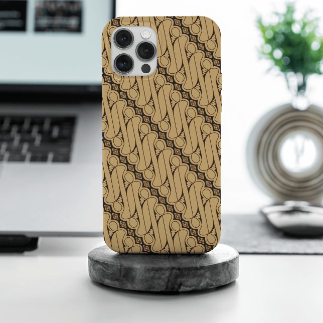 Batik Parang, Indonesian Pattern, Javanese, Ethnic iPhone Case (Creator Uploaded)