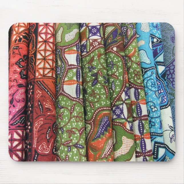 Batik sarong patterns mouse pad (Front)