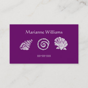 Batik Sea Shells Mommy or Calling Card