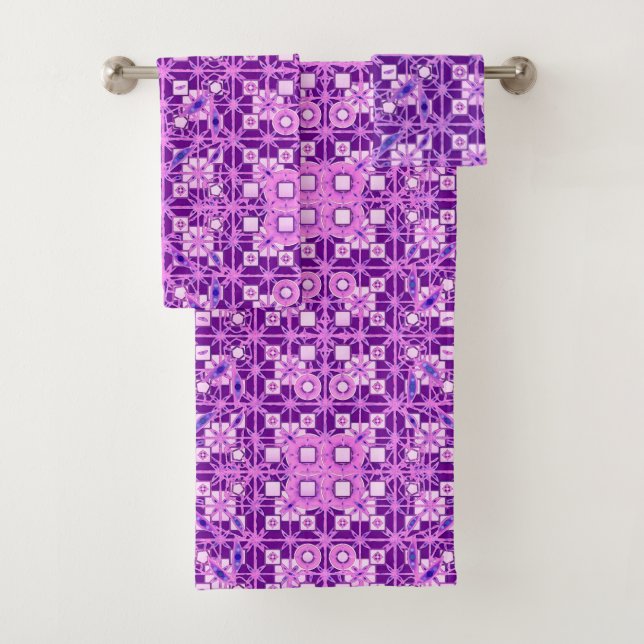 Batik Tribal, Violet Améthyste (En situation)