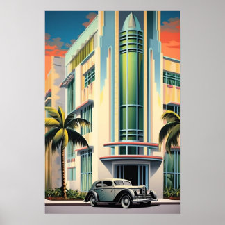 bâtiment art déco des années 1930 entrée aérograph
