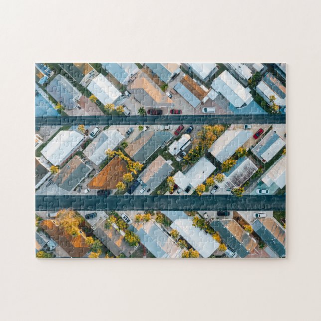 Bâtiment de quartier Jigsaw Puzzle complexe Jigsaw (Horizontal)