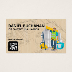 Bâtiment d'un ouvrier de construction sur site