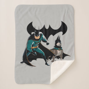 Batman & Ace Sherpa Blanket