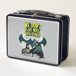 Batman & Ace - We Don't Play Well With Others Metal Lunch Box