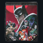 Batman Adventures Dangerous Dames & Demons Drawstring Bag<br><div class="desc">This comic cover for Batman Adventures "Dames & Demons" is perfect for all classic Batman fans! Adorn your walls with this on a print,  cozy fleece blanket,  or on many other personalized Zazzle products perfect for gifting or treating yourself!</div>