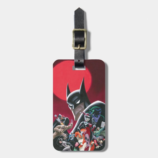 Batman Adventures Dangerous Dames & Demons Luggage Tag (Front Vertical)