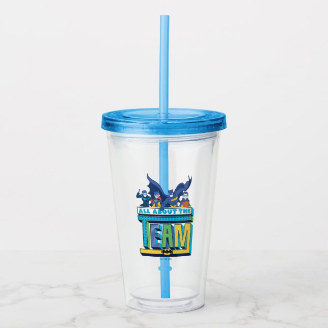 Batman | All About The Team Acrylic Tumbler (Front)