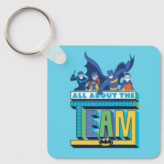 Batman | All About The Team Keychain (Front)