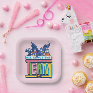 Batman   All About The Team Paper Plate