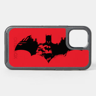 Batman and Gotham Silhouette Bat Logo