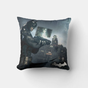Batman And Oracle Throw Pillow