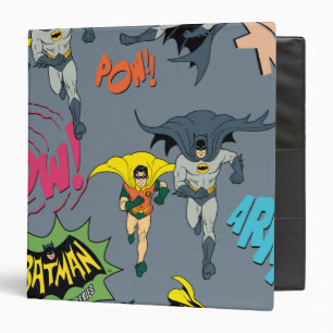 Batman And Robin Action Pattern Binder