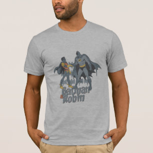 Batman And Robin Distressed Graphic T-Shirt