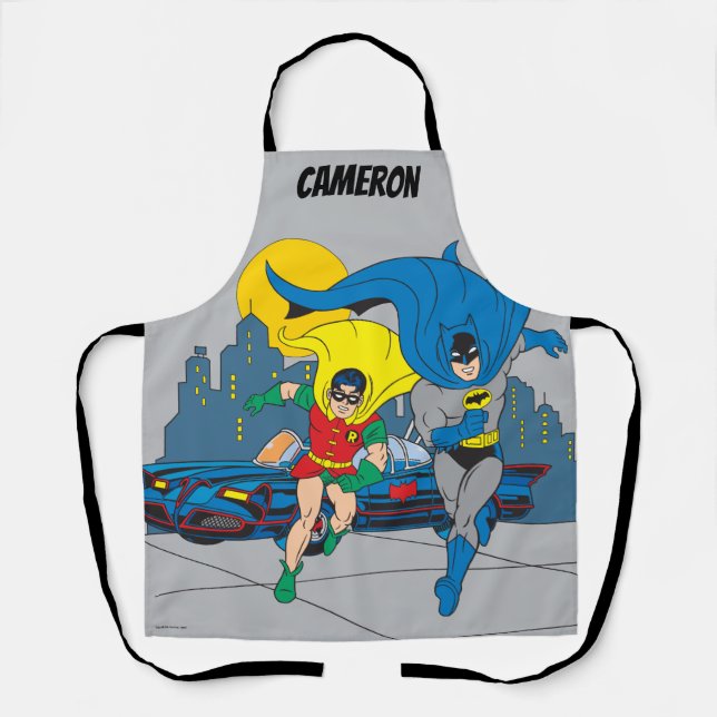 Batman And Robin Running Apron (Front)