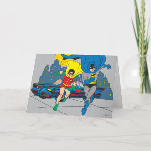 Batman And Robin Running Card