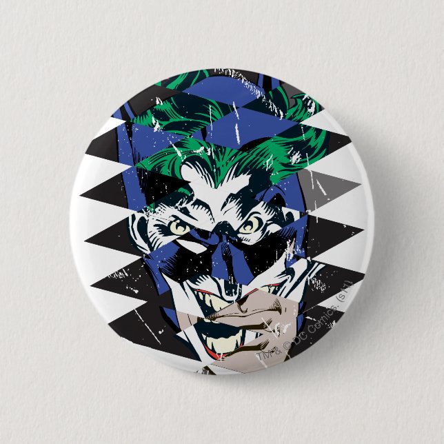 Batman and The Joker Collage 2 Inch Round Button (Front)