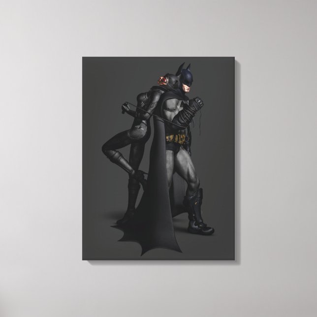 Batman Arkham City | Batman and Catwoman Canvas Print (Front)