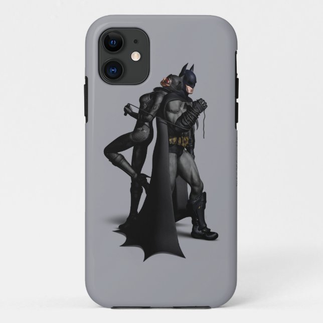 Batman Arkham City | Batman and Catwoman Case-Mate iPhone Case (Back)