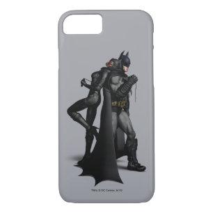 Batman Arkham City   Batman and Catwoman iPhone 8/7 Case